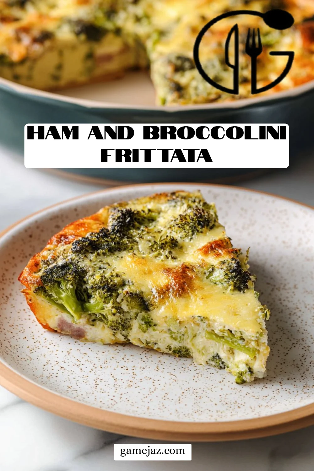 Ham and Broccolini Frittata