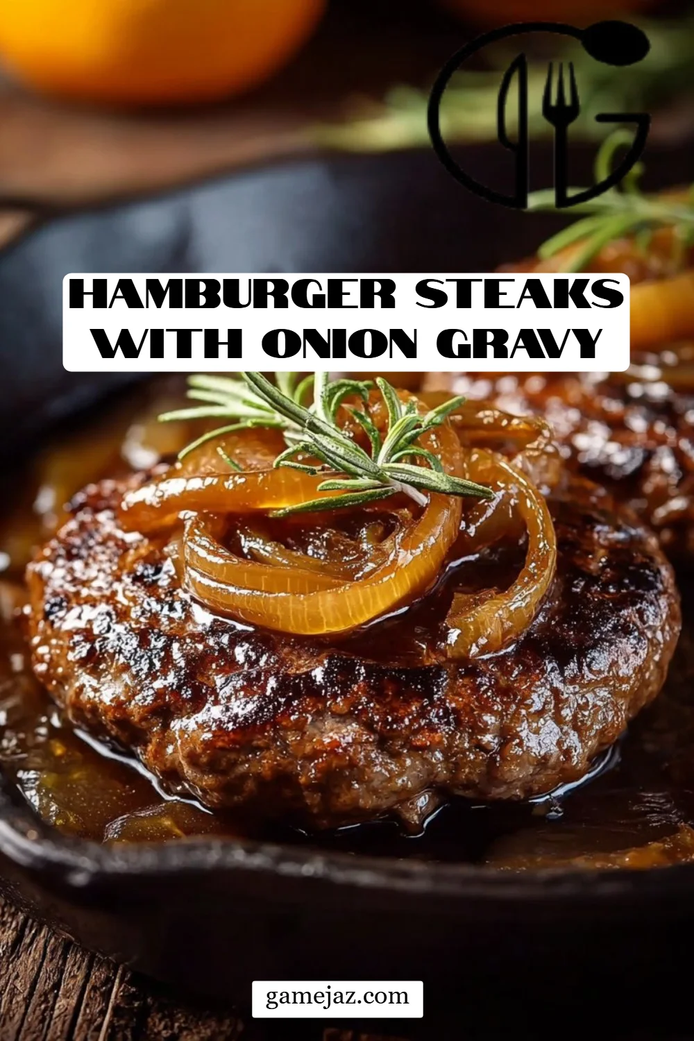 Hamburger Steaks with Onion Gravy