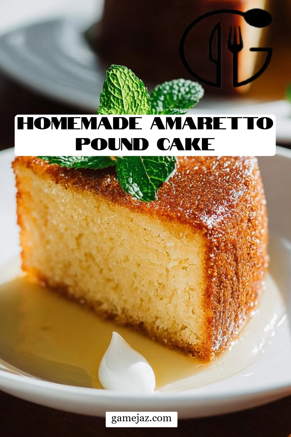Homemade Amaretto Pound Cake