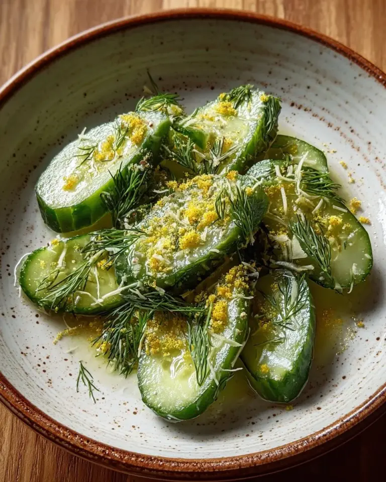 Homemade dill pickle mix ingredients in a bowl ready for pickling