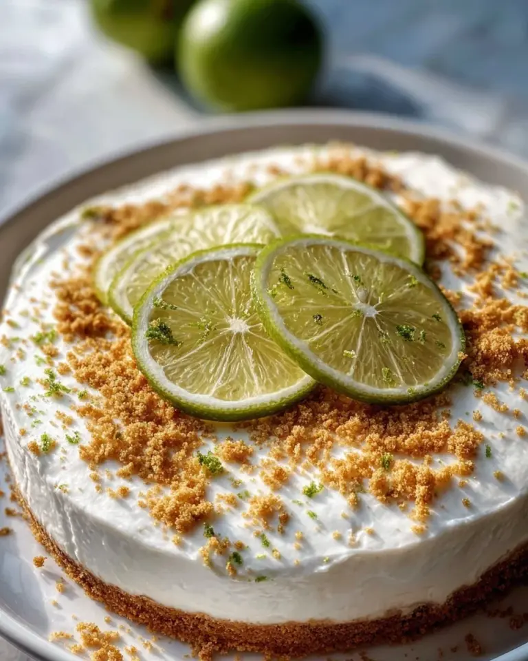 Delicious Key Lime Pie Dip served with crackers and fruit