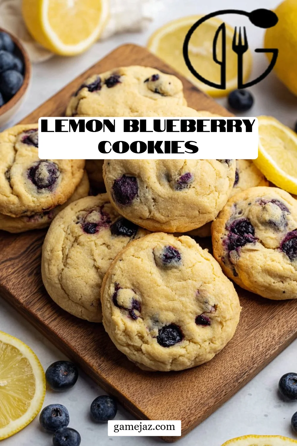 Lemon Blueberry Cookies