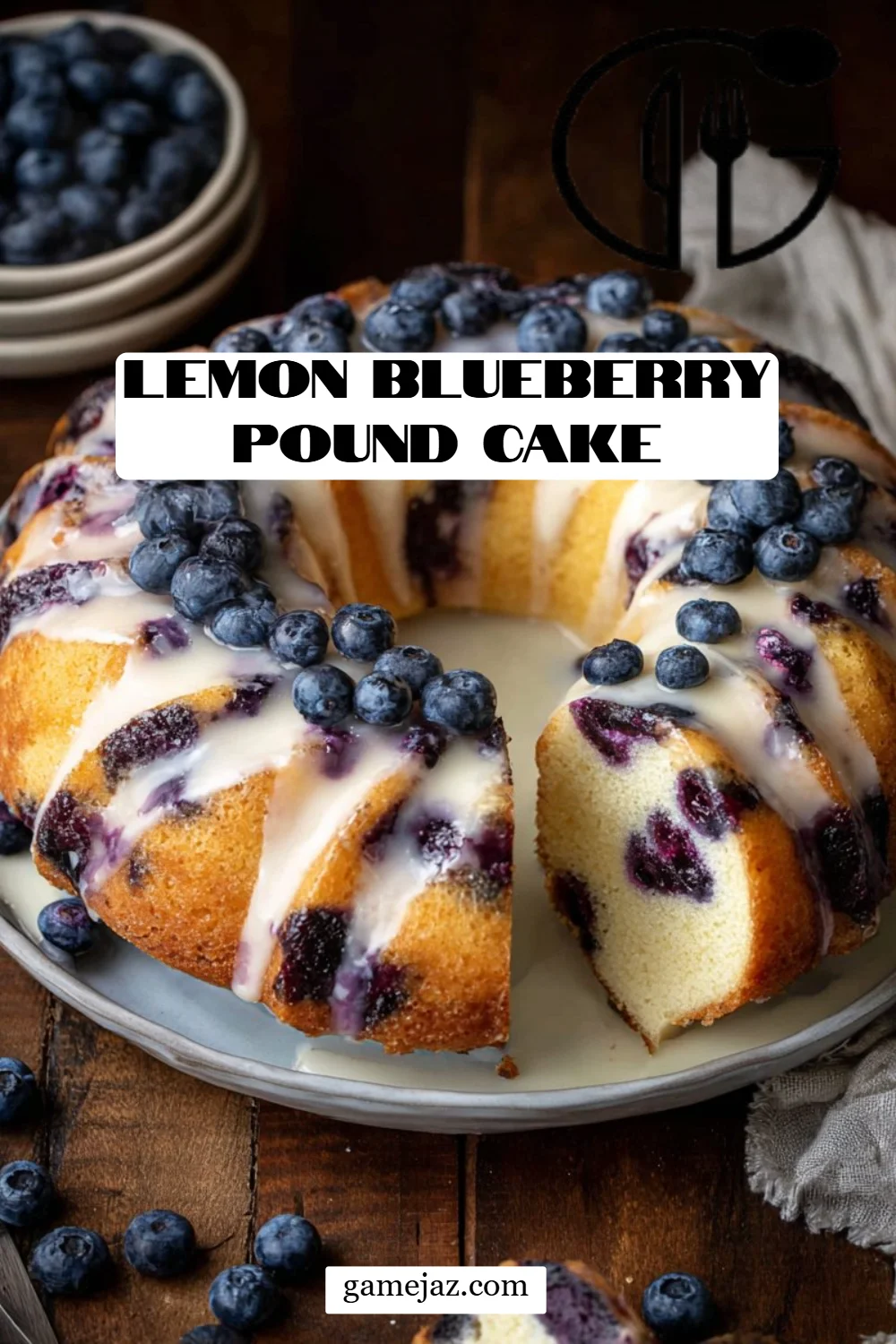 Lemon Blueberry Pound Cake