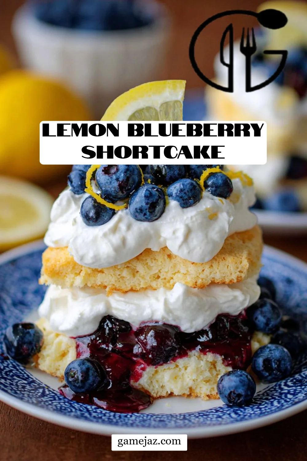 Lemon Blueberry Shortcake