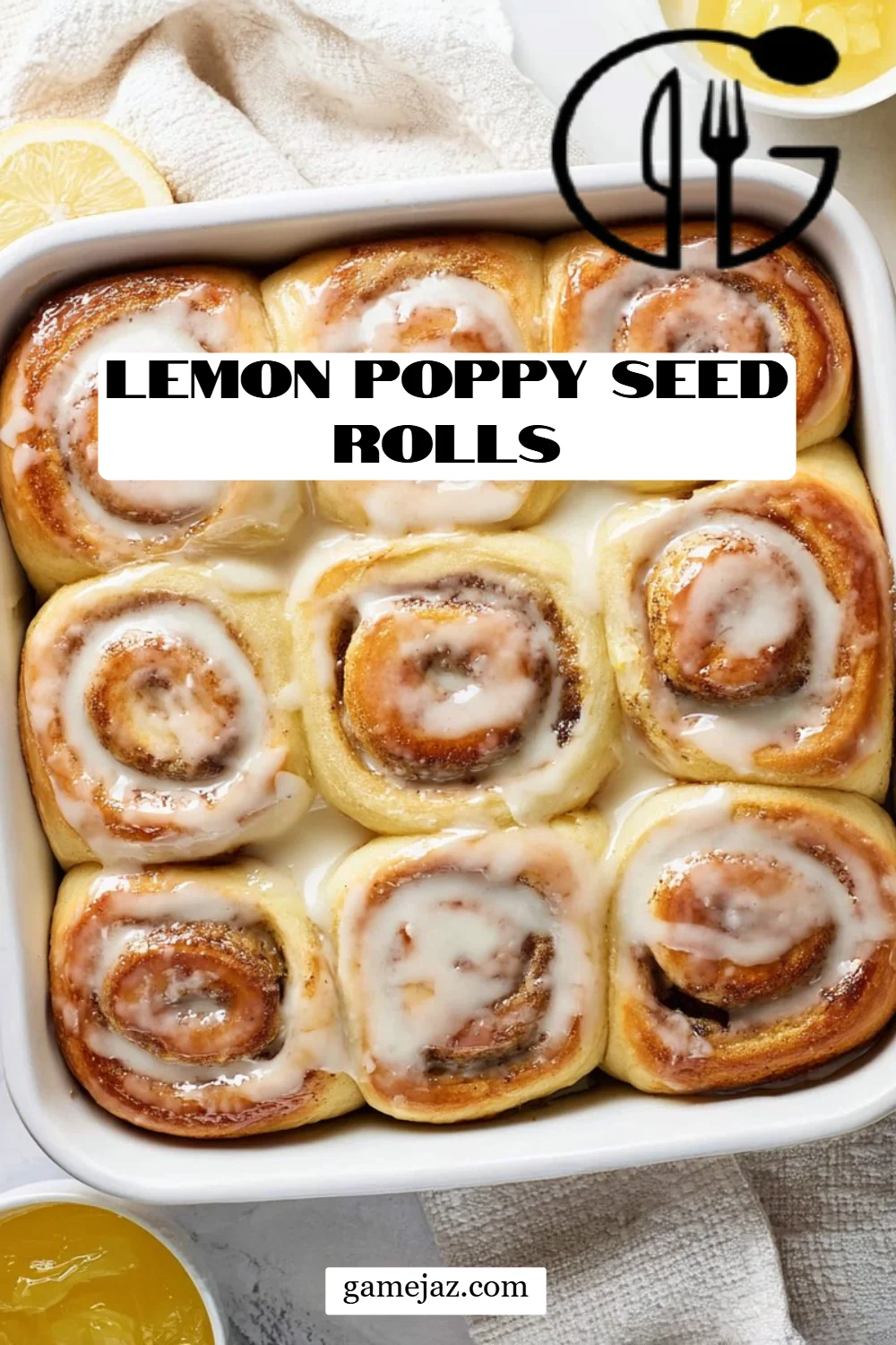 Lemon Poppy Seed Rolls