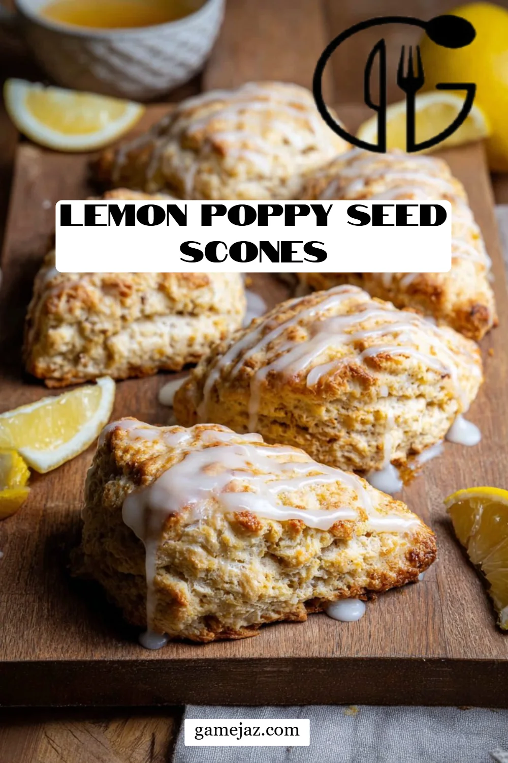Lemon Poppy Seed Scones