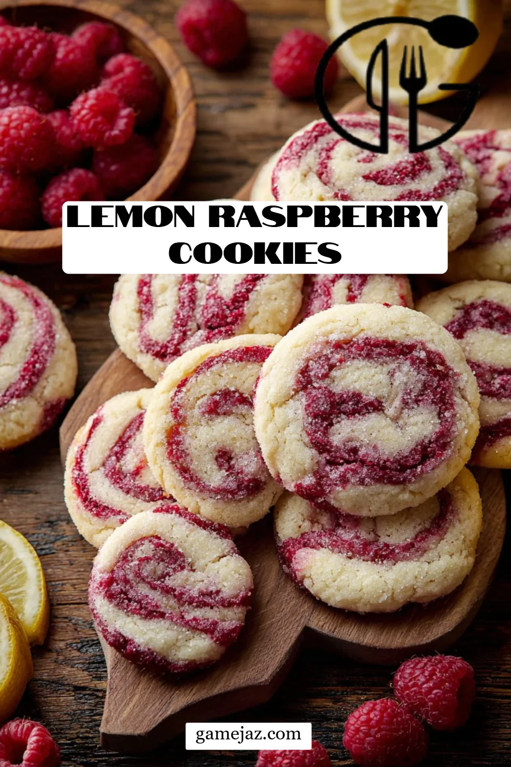 Lemon Raspberry Cookies