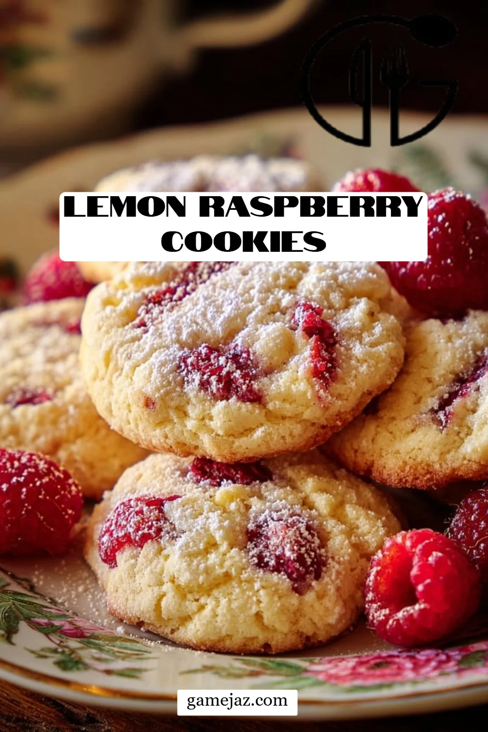 Lemon Raspberry Cookies