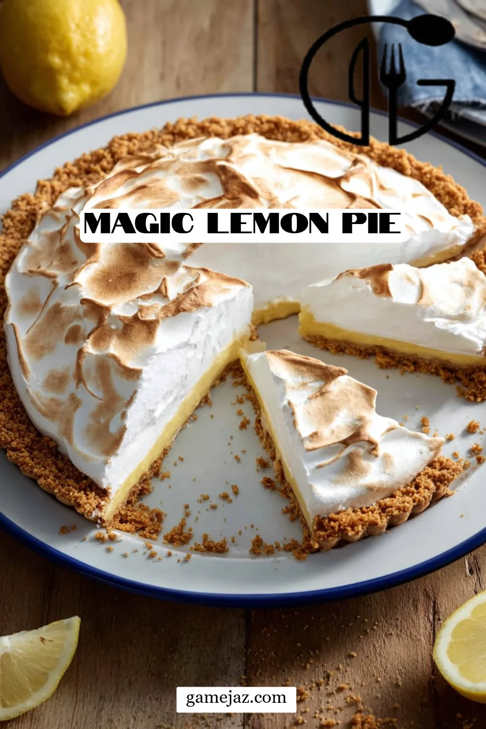 Magic Lemon Pie