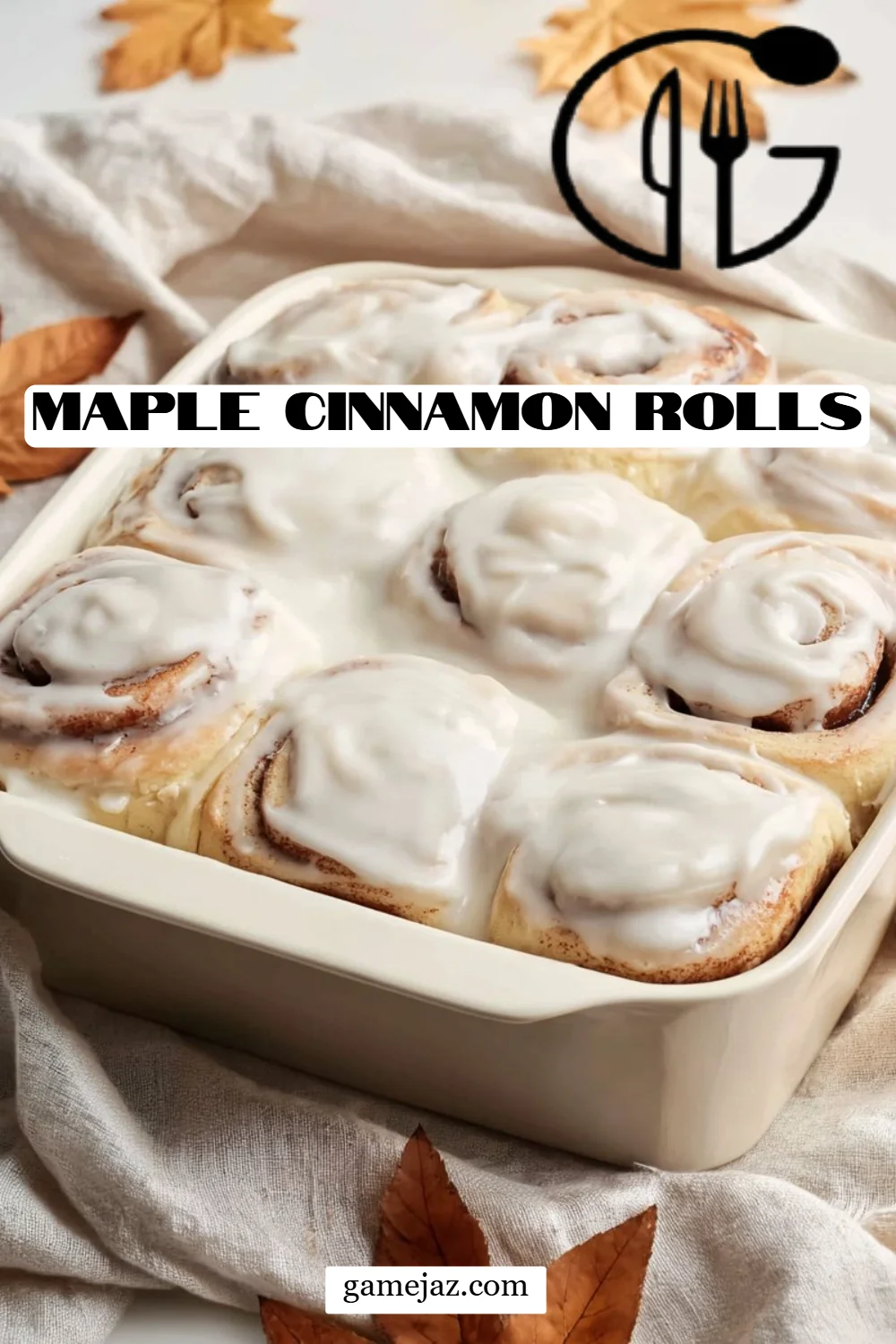 Maple Cinnamon Rolls