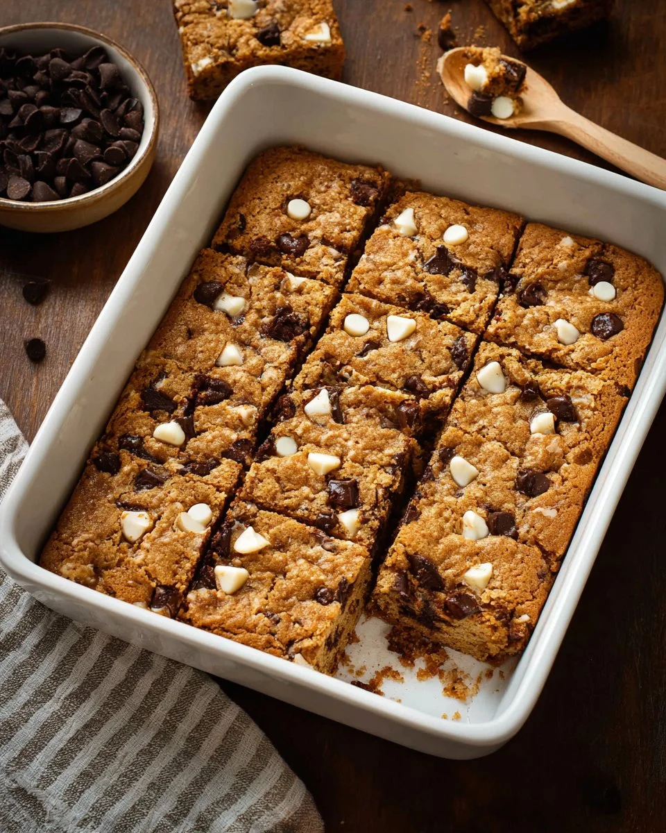 Delicious Marry Me Bars topped with chocolate and nuts