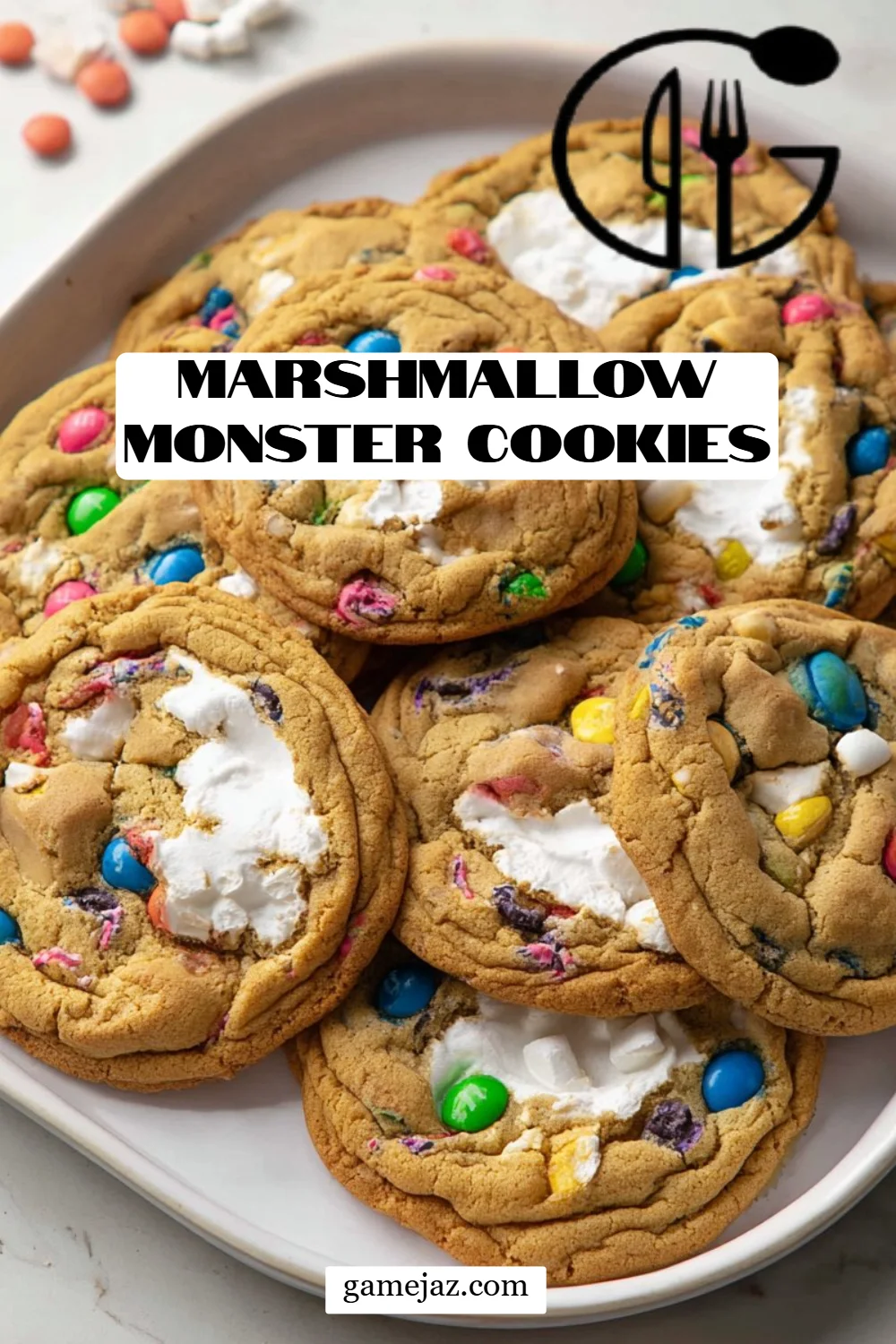 Marshmallow Monster Cookies