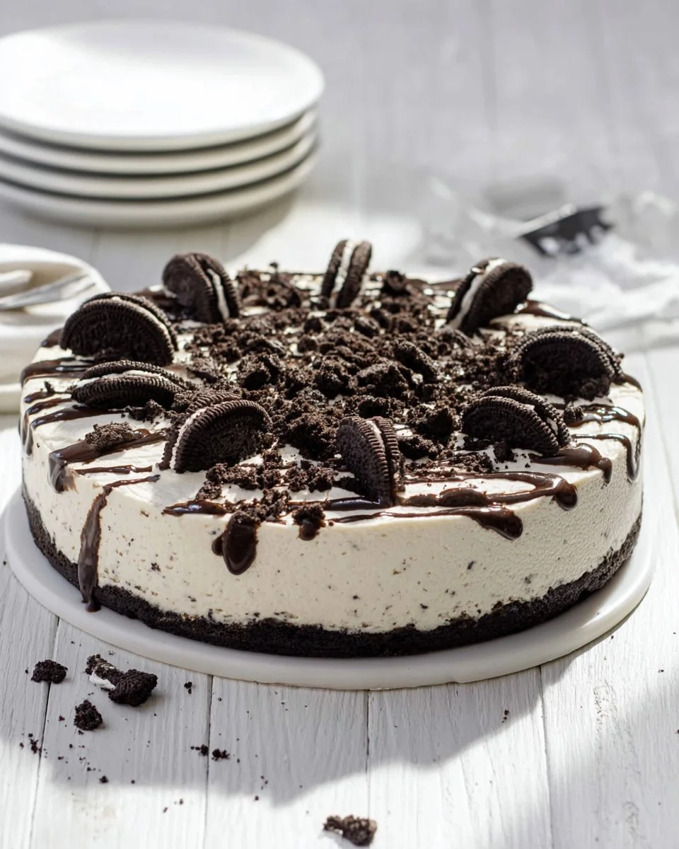 No Bake Oreo Cheesecake