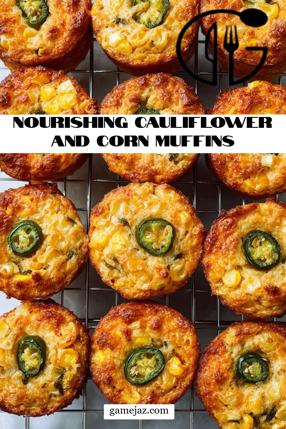 Nourishing Cauliflower and Corn Muffins