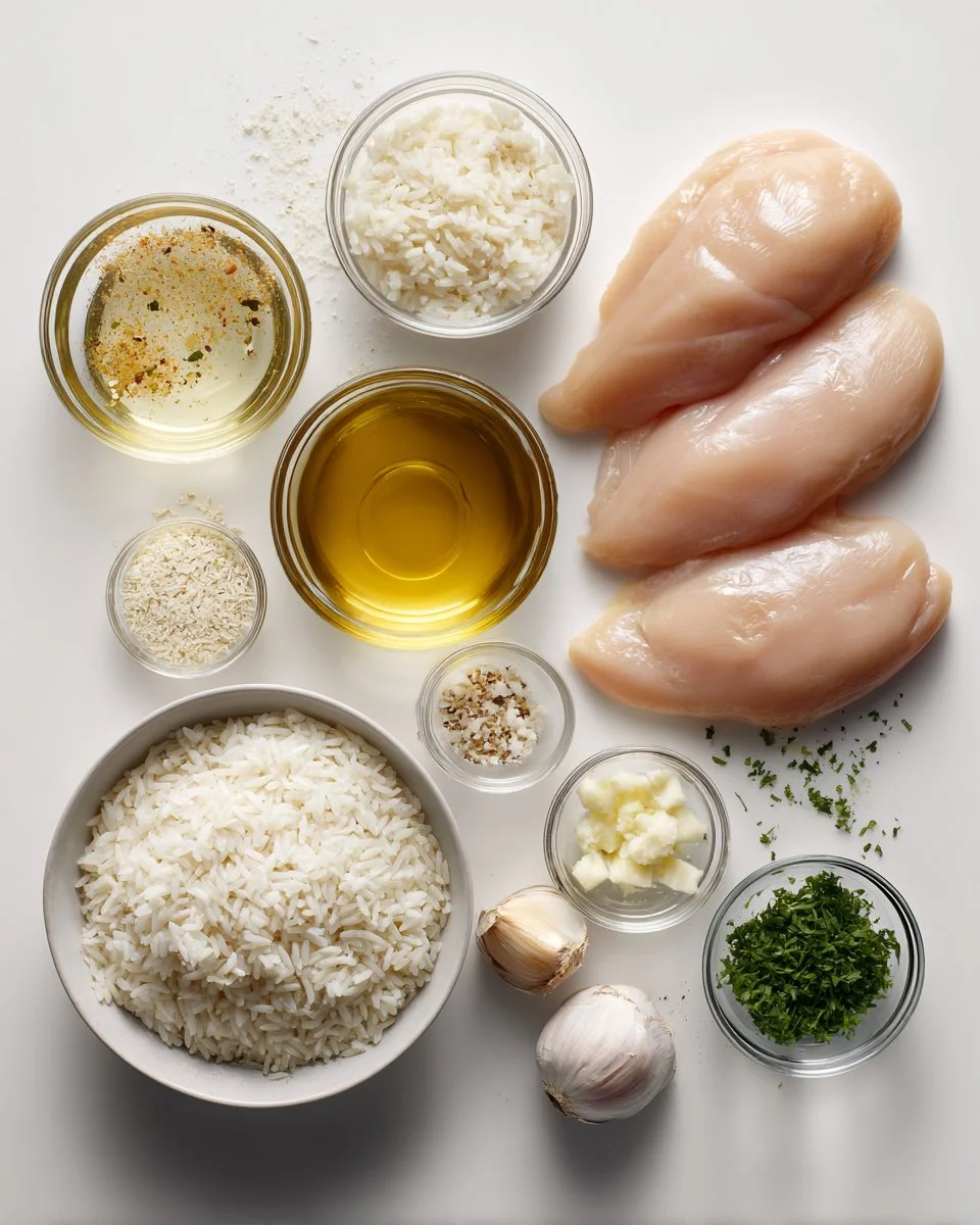One-Pan Creamy Parmesan Chicken and Rice