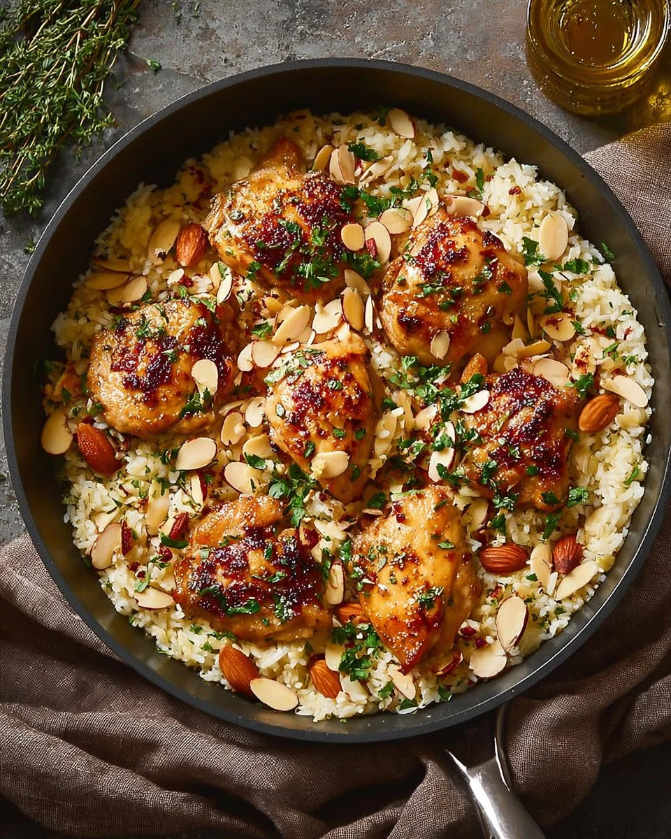 One-Pan Creamy Parmesan Chicken and Rice