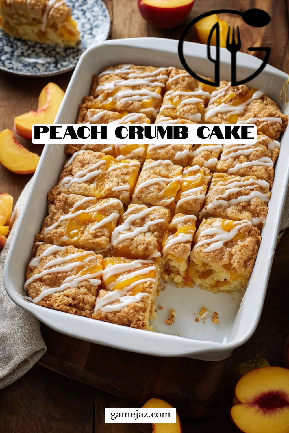 Peach Crumb Cake