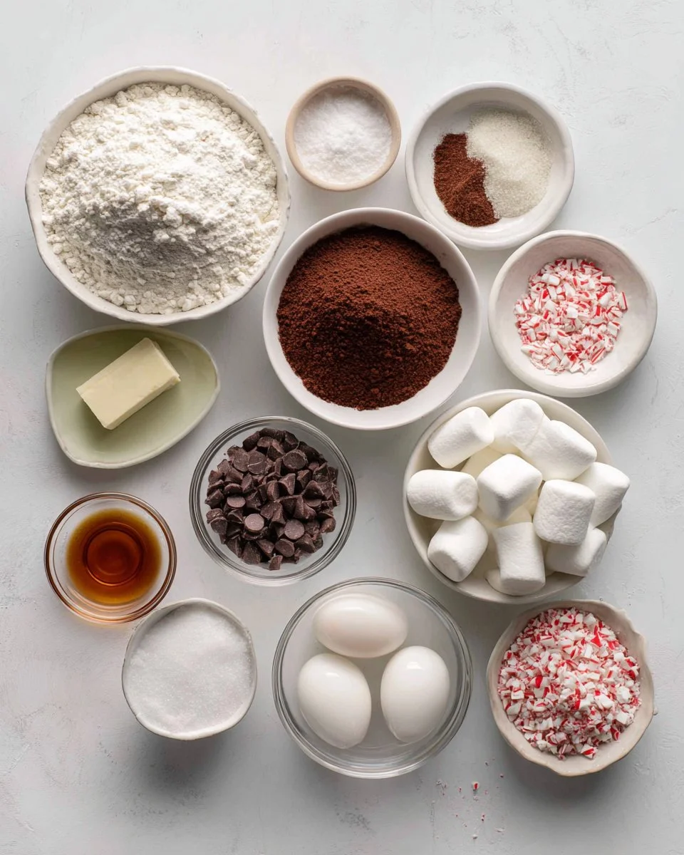 Peppermint Hot Chocolate Cookies