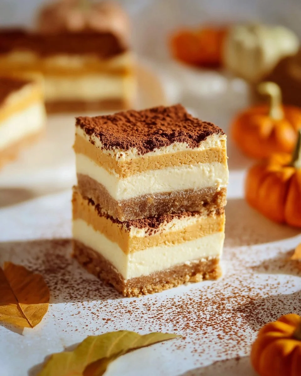 Pumpkin Cheesecake Bars