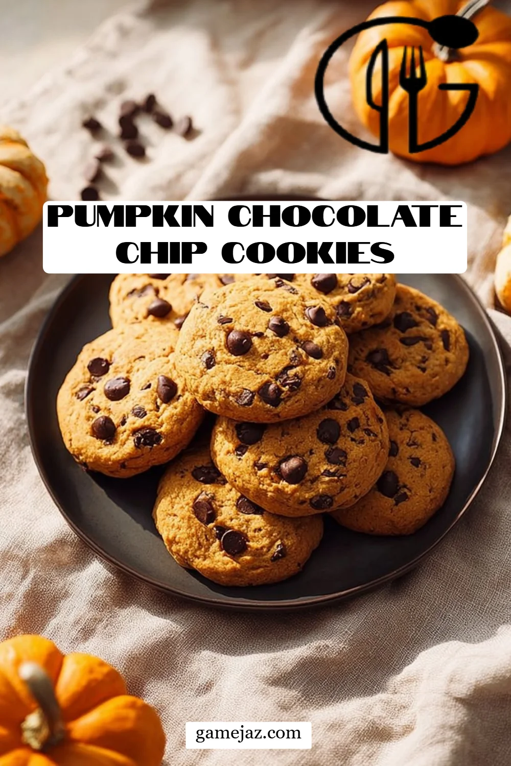 Pumpkin Chocolate Chip Cookies