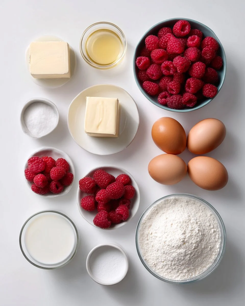 Raspberry Almond Pound Cake