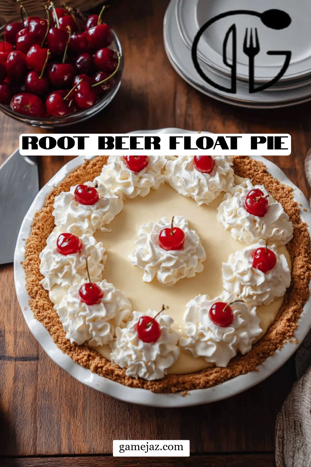 Root Beer Float Pie