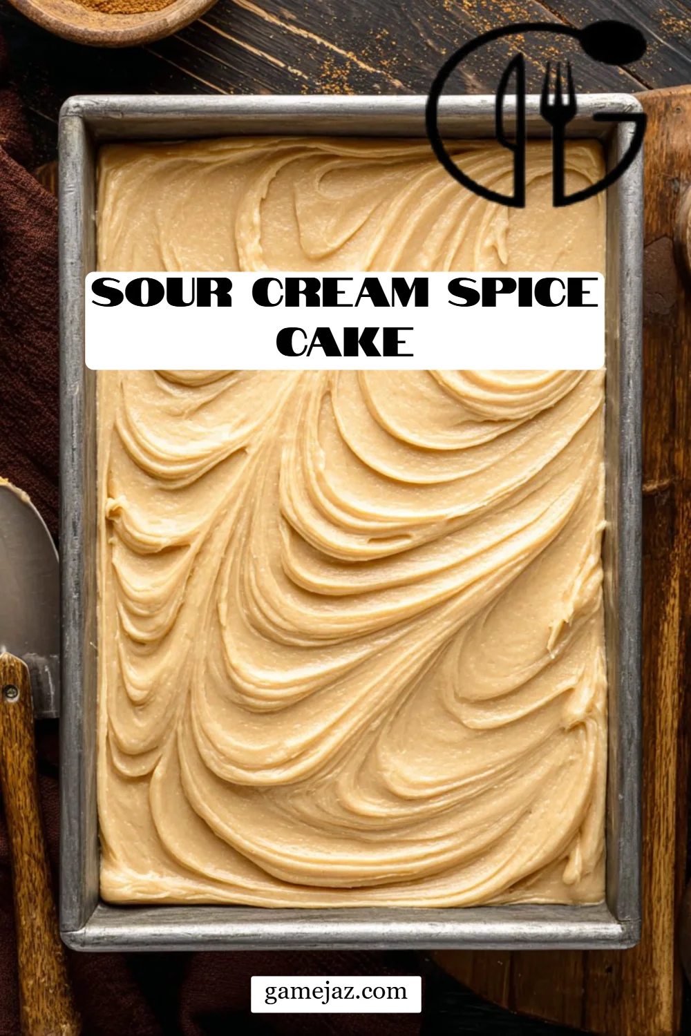 Sour Cream Spice Cake