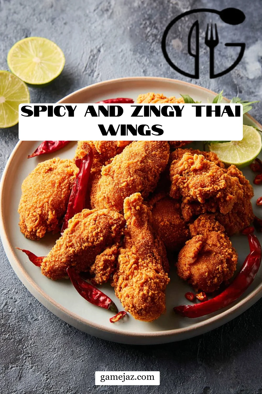 Spicy and Zingy Thai Wings