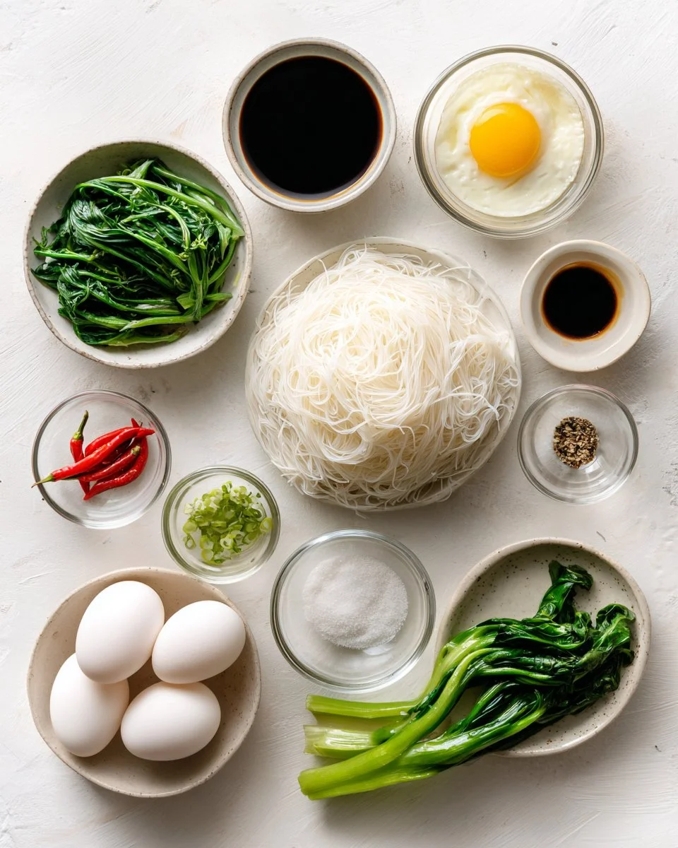 Stir-Fried Wide Noodles with Rice Vermicelli