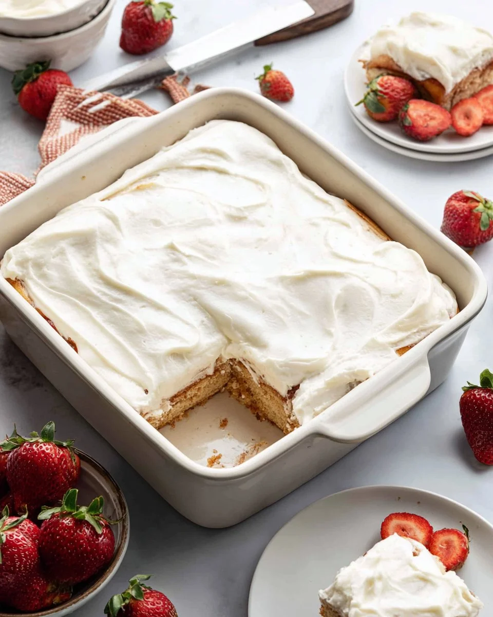 Strawberries and Cream Sweet Rolls