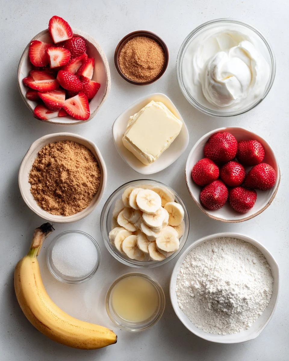 Strawberry Banana Cheesecake