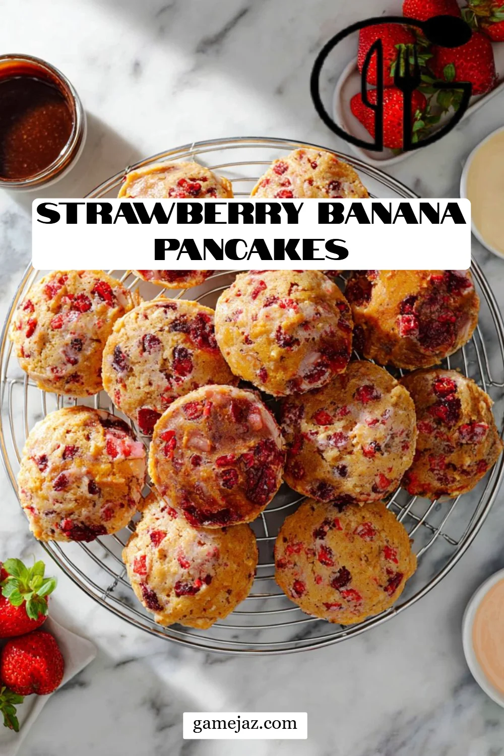 Strawberry Banana Pancakes