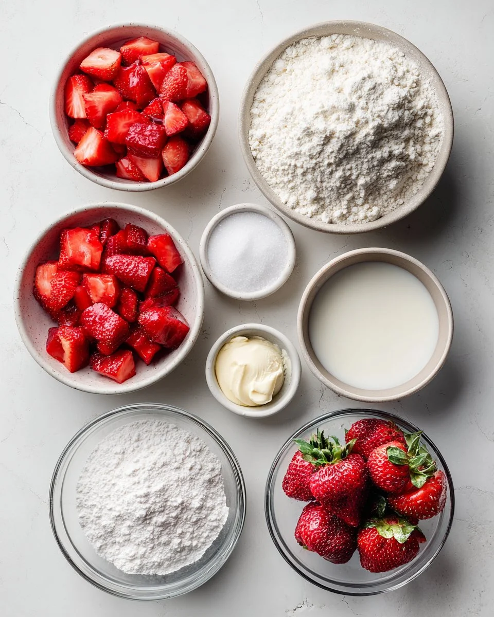 Strawberry Butter Swim Biscuits