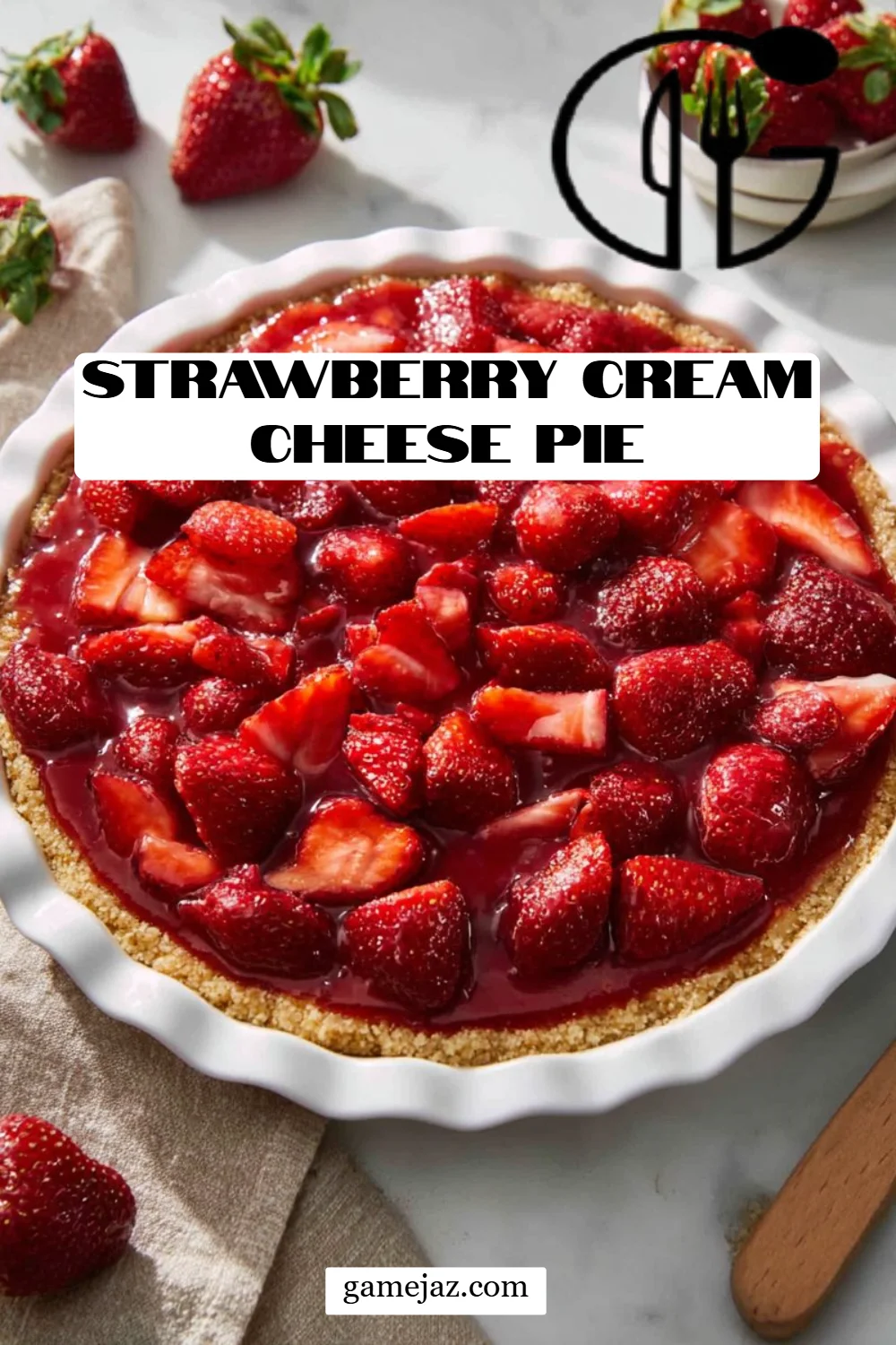 Strawberry Cream Cheese Pie