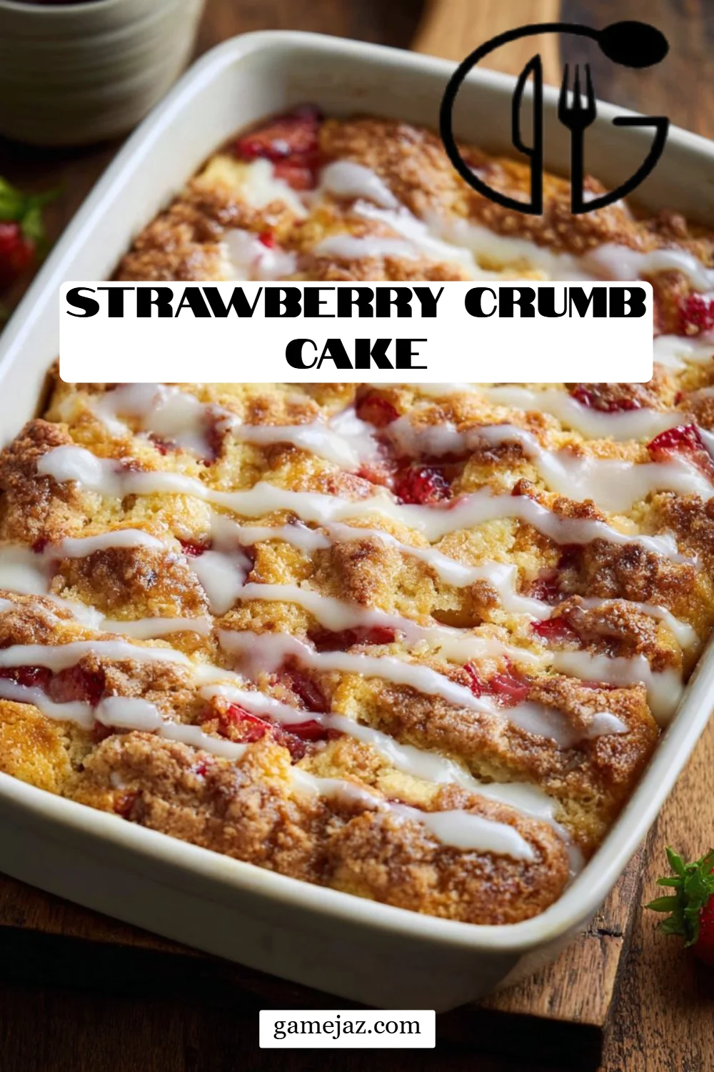 Strawberry Crumb Cake