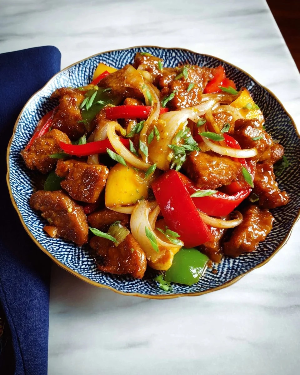 Sweet and Sour Pork Recipe No Fry