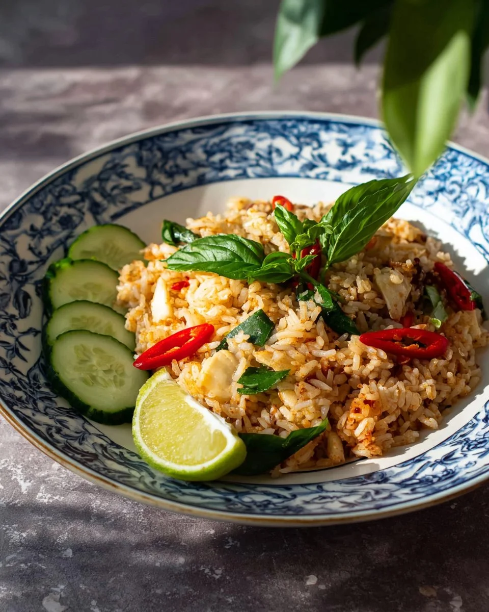 Thai Basil Chicken Fried Rice