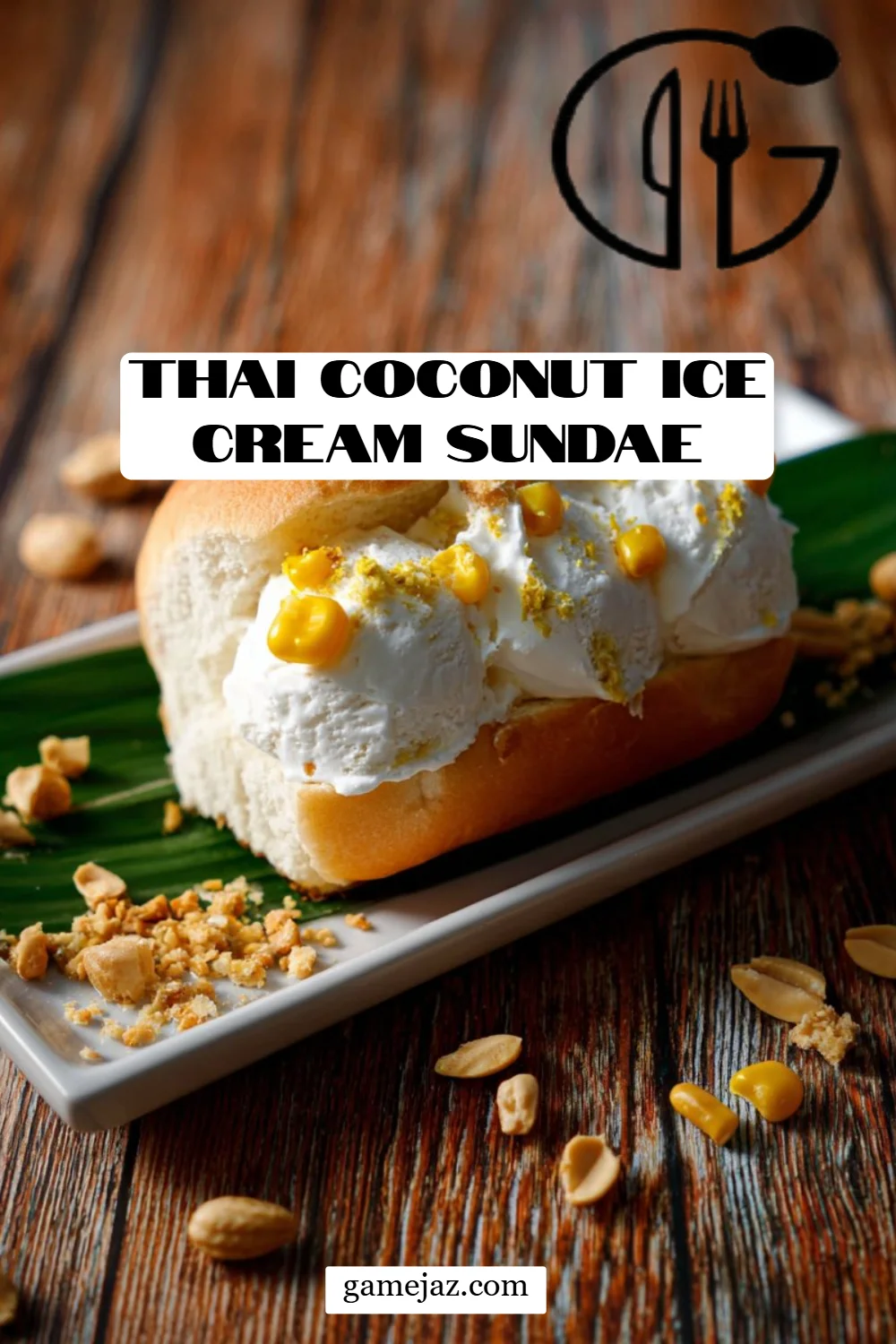 Thai Coconut Ice Cream Sundae