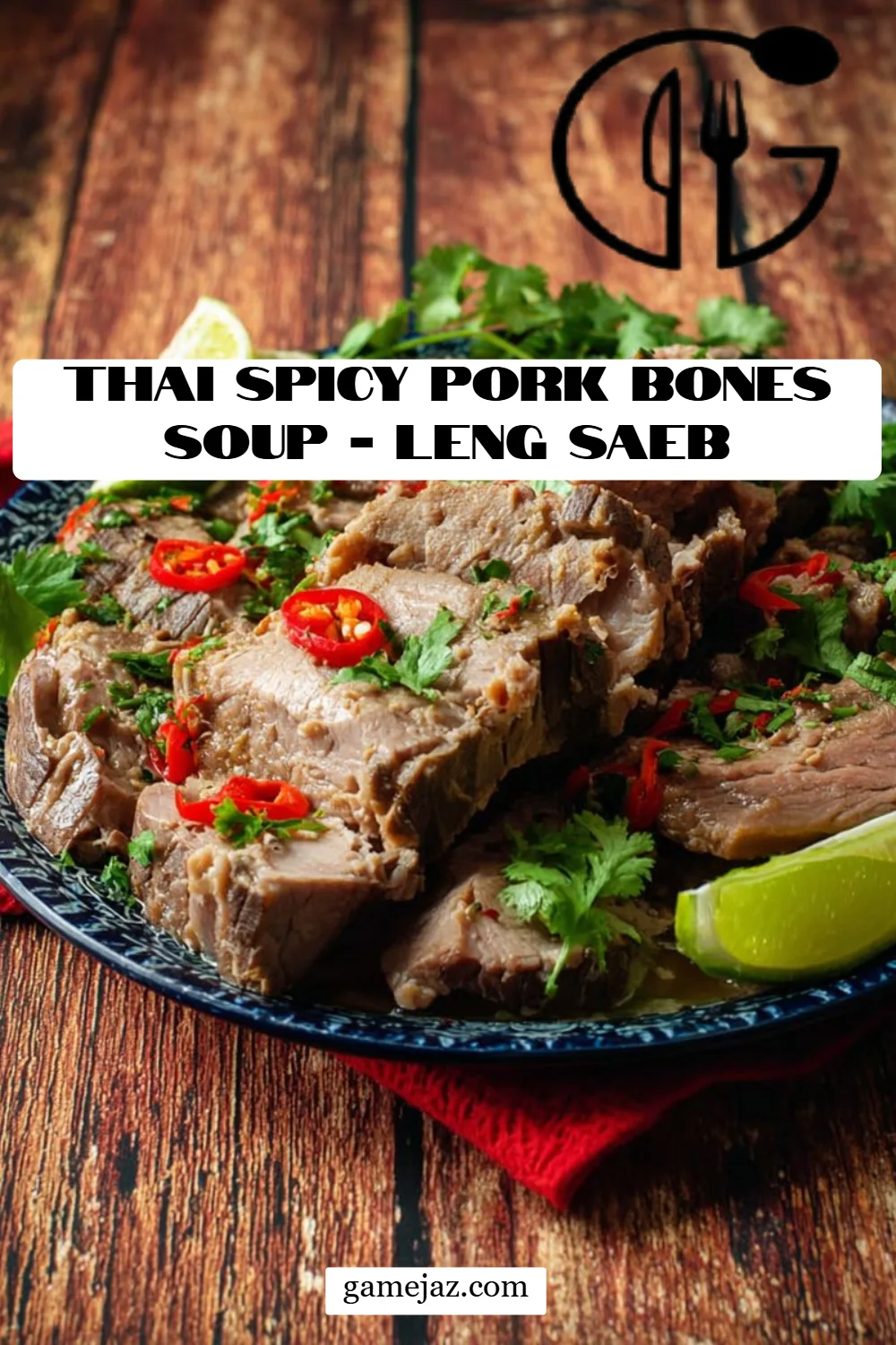 Thai Spicy Pork Bones Soup - Leng Saeb