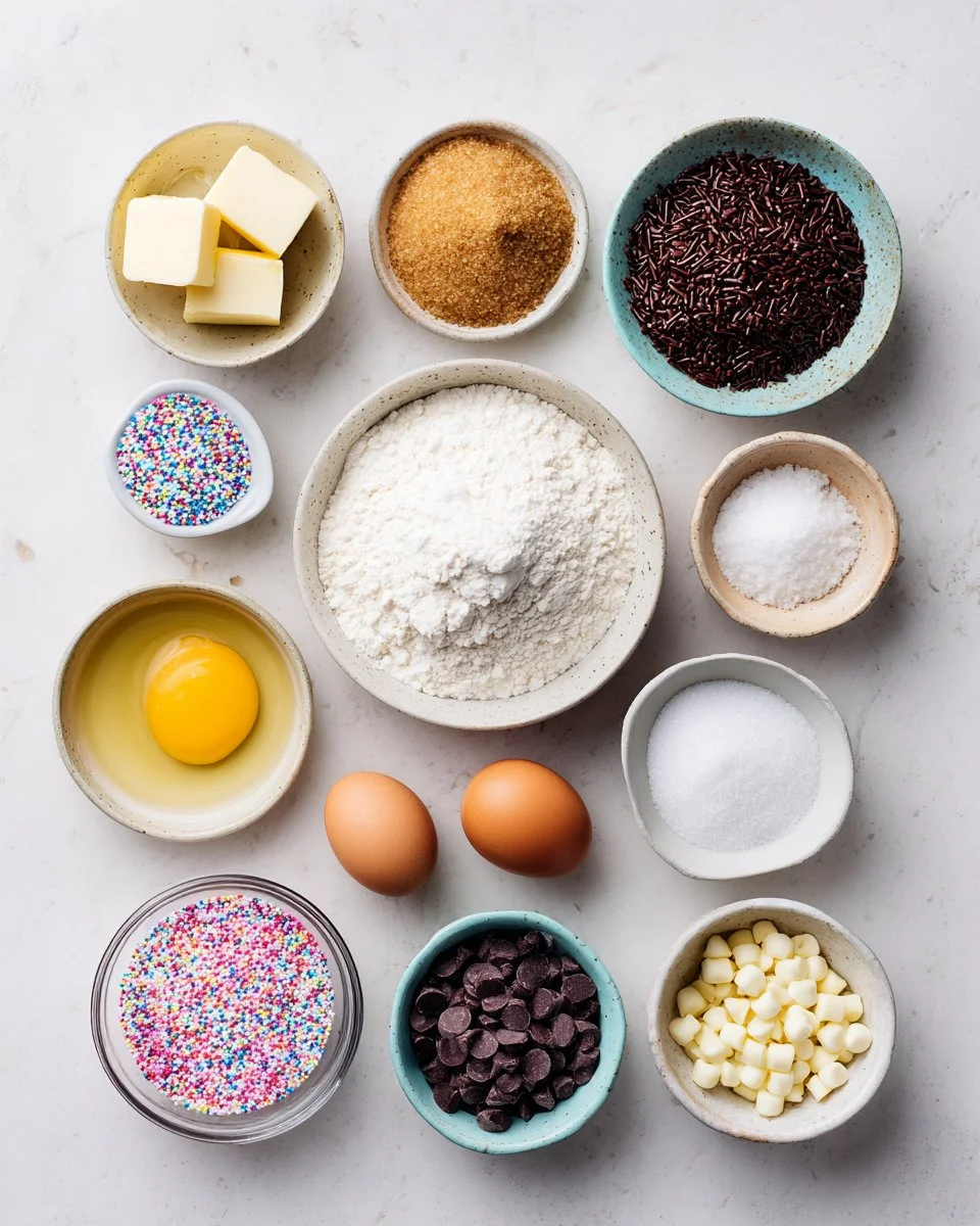 Thick and Chewy Sprinkles Cookies