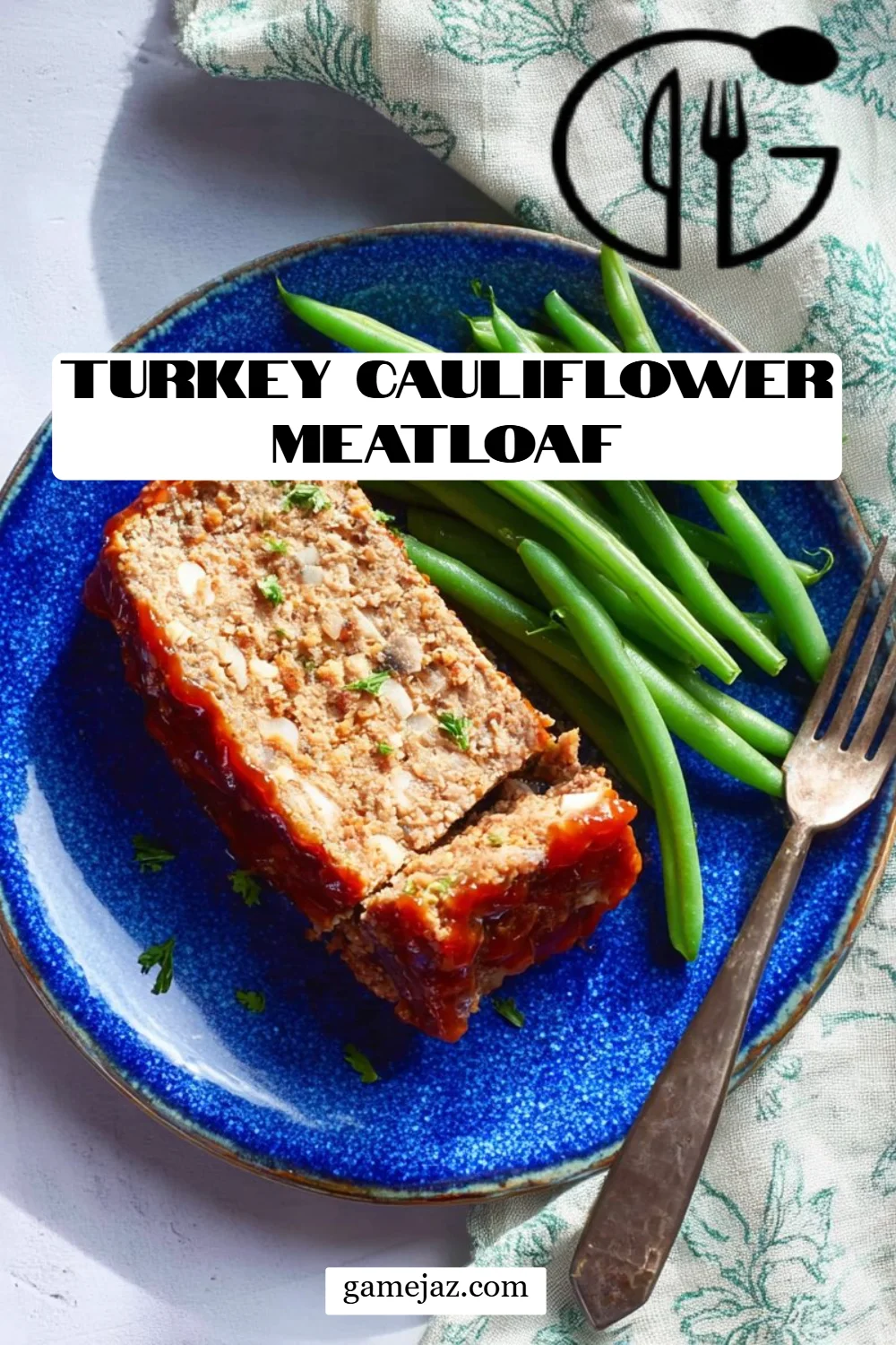 Turkey Cauliflower Meatloaf