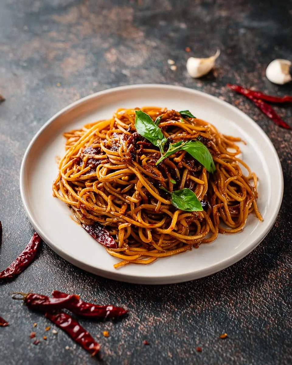 Umami Chili Garlic Noodles