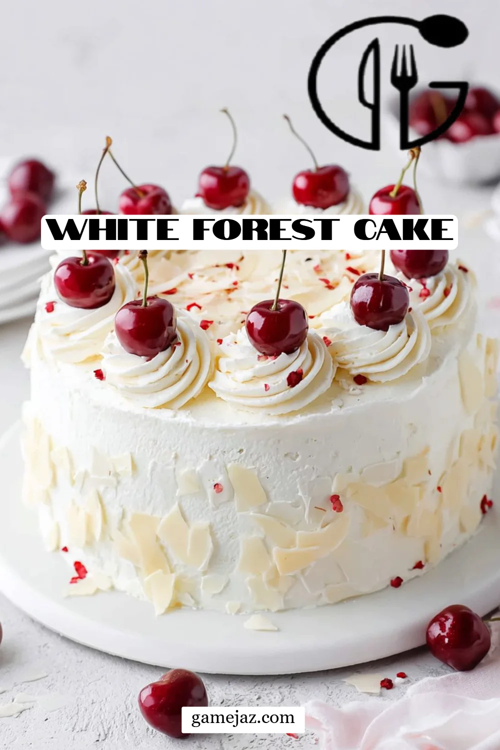 White Forest Cake