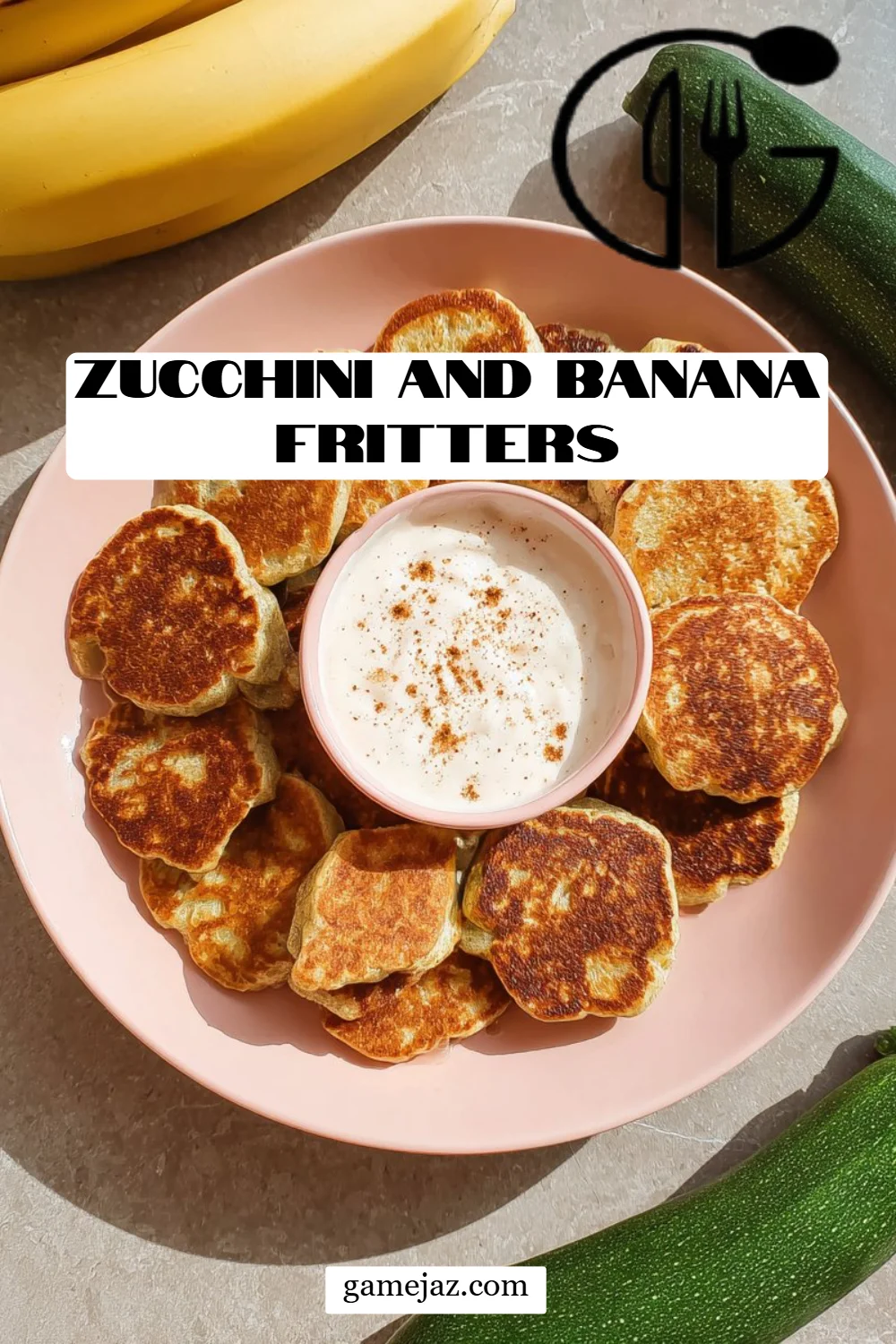 Zucchini and Banana Fritters