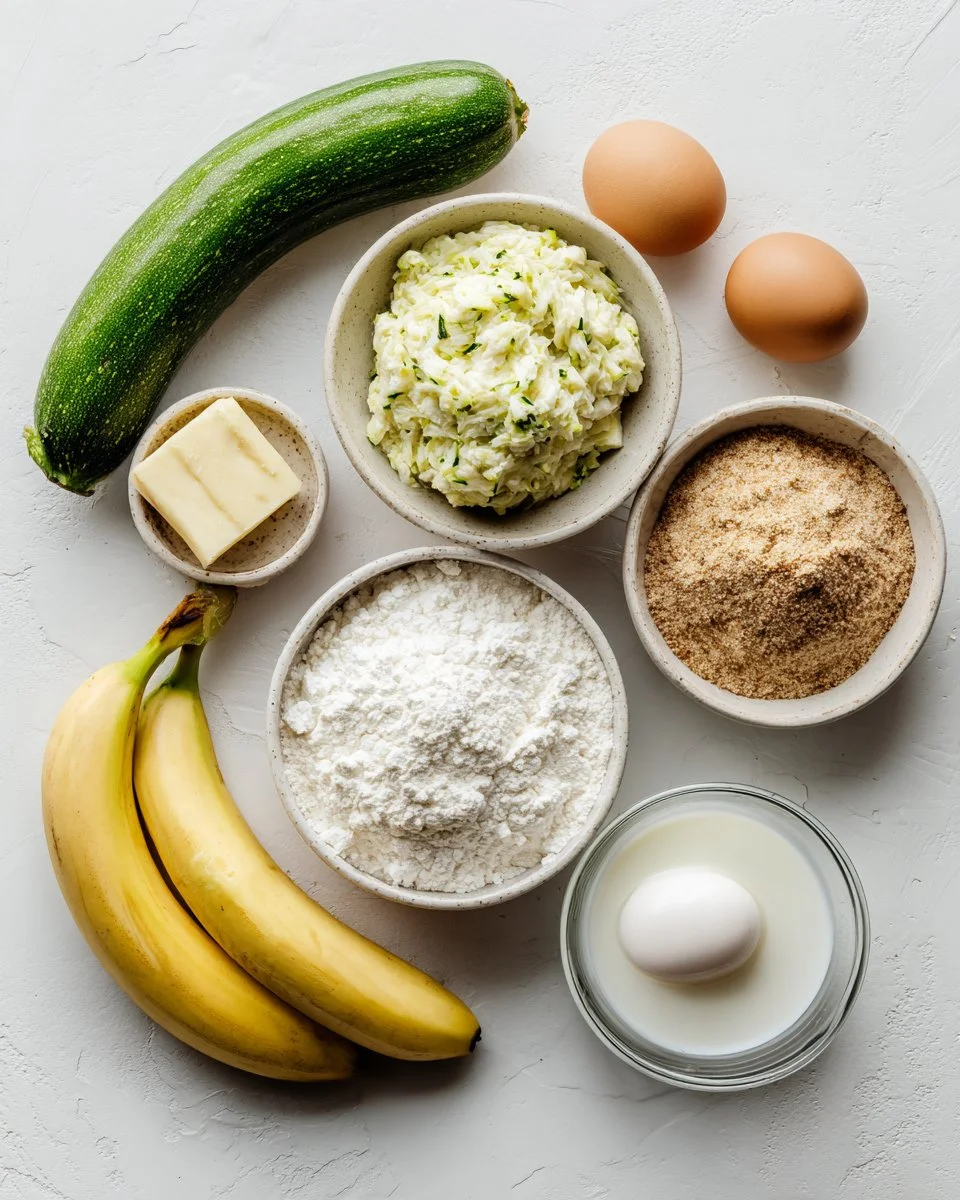 Zucchini and Banana Fritters