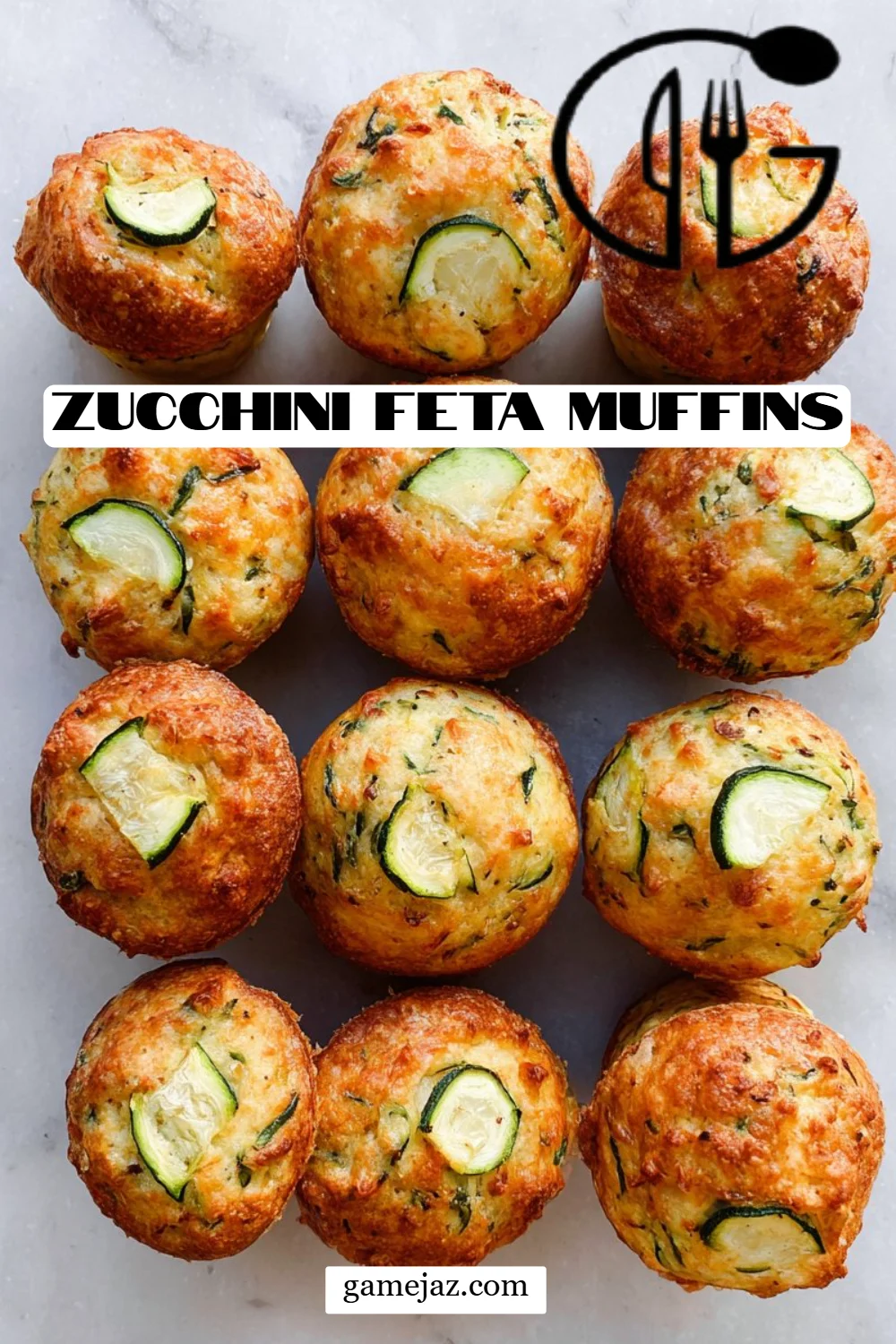 Zucchini Feta Muffins