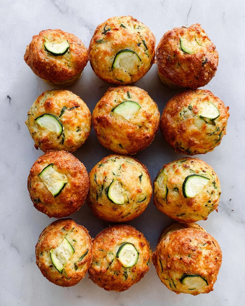 Zucchini Feta Muffins