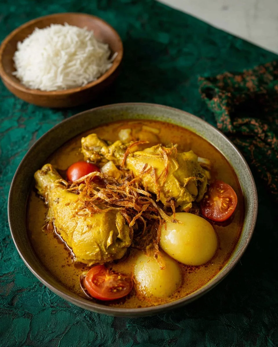 Authentic Thai Yellow Curry with Chicken and Potatoes