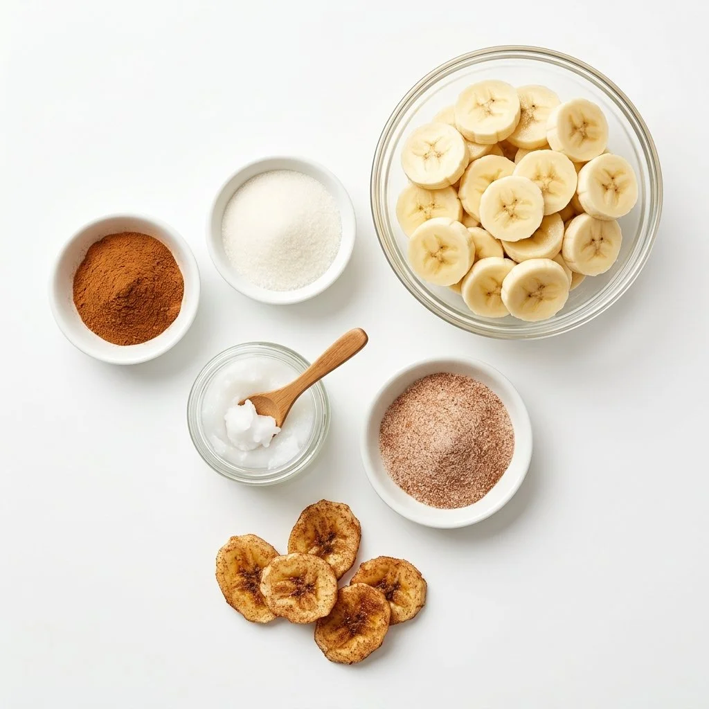 Cinnamon Sugar Air Fryer Banana Chips
