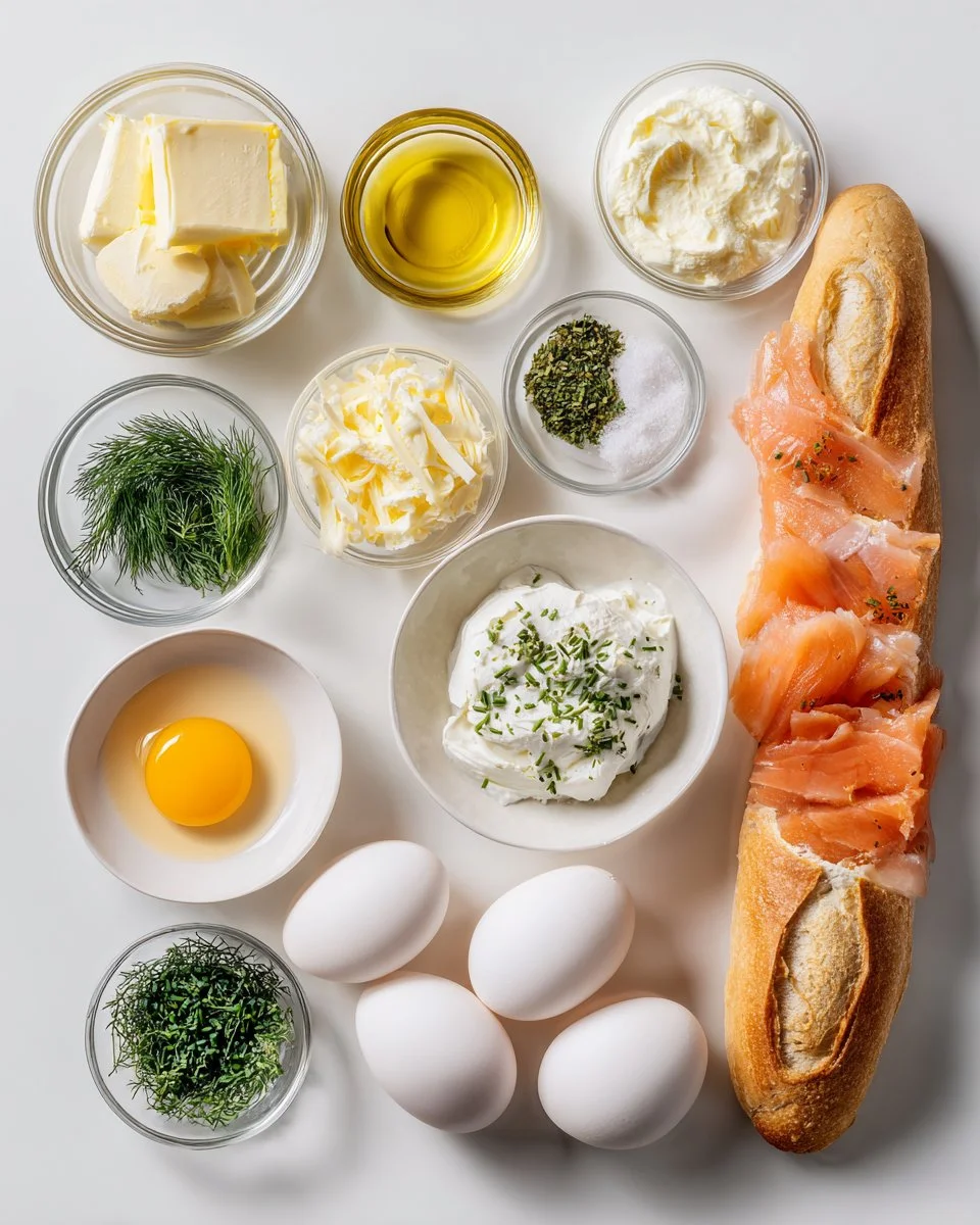 Delectable Smoked Salmon Crostini with Creamy Egg-Cheddar Mousse